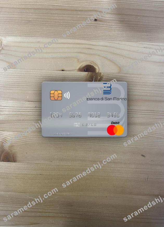 San Marino Banca di San Marino mastercard photolook front